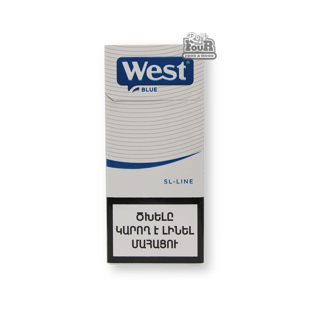 Cigarettes "West Blue"